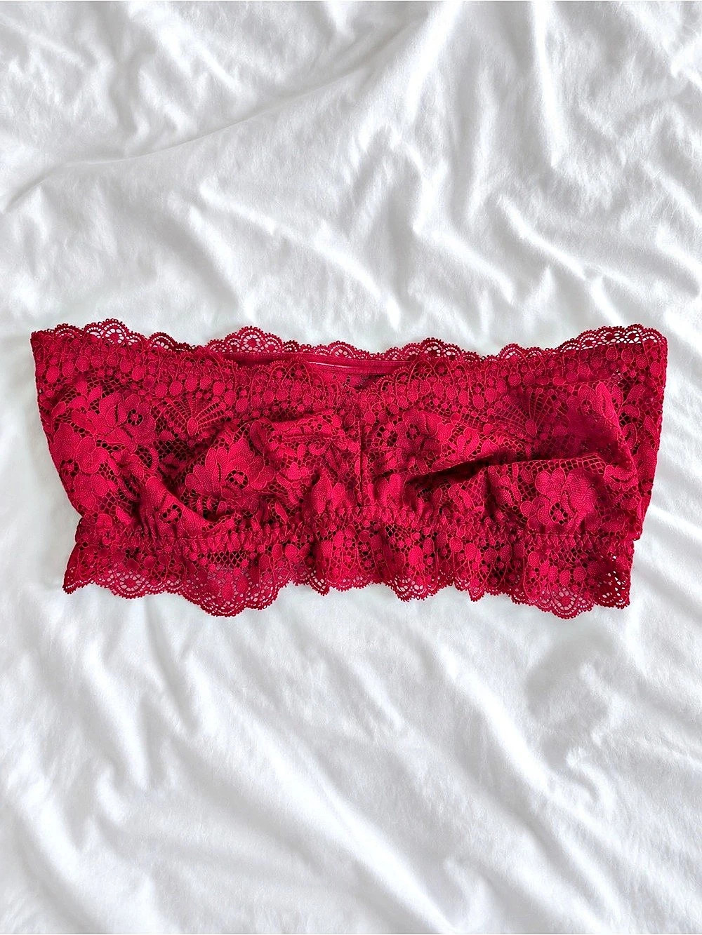 Free people Lace Bandeau in Pink Like New